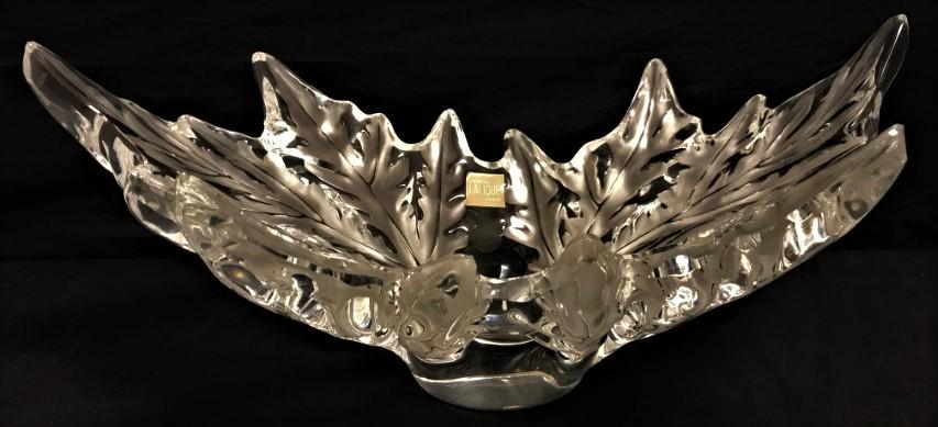 LALIQUE "CHAMPS-ELYSEES" CRYSTAL MEDIUM BOWL (1 of 12)
