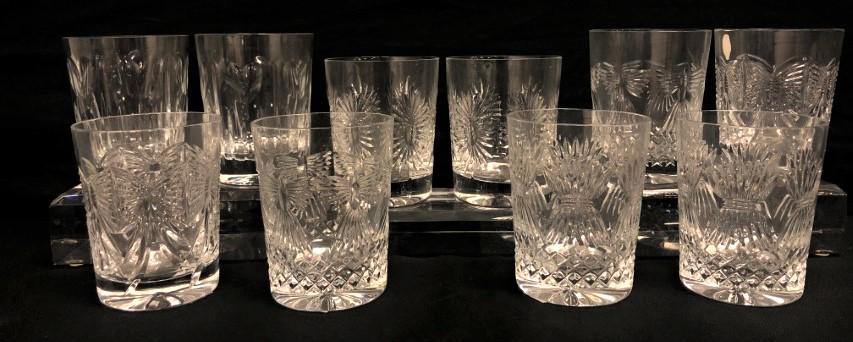TEN WATERFORD MILLENIUM COLLECTION CRYSTAL TUMBLER (1 of 11)