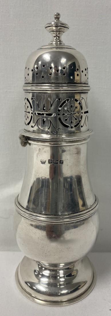 WILLIAM HUTTON & SONS STERLING SILVER MUFFINEER (1 of 10)