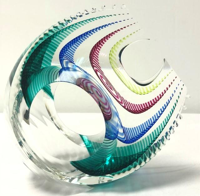 MICHAEL DAVID & KIT KARBLER ART GLASS SCULPTURE (1 of 10)