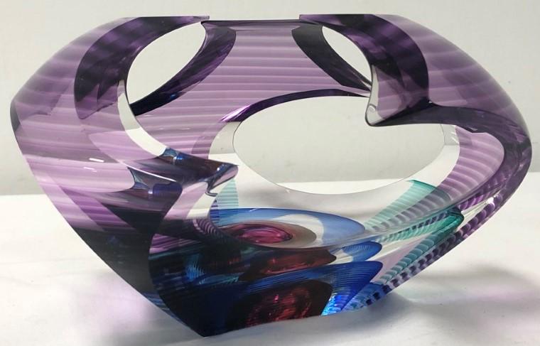 MICHAEL DAVID & KIT KARBLER ART GLASS SCULPTURE (1 of 10)