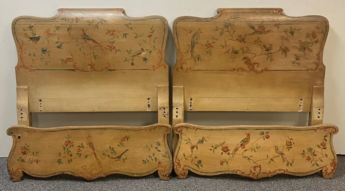 FRENCH PROVINCIAL STYLE TWIN HEADBOARDS / FOOTBOAR (1 of 20)