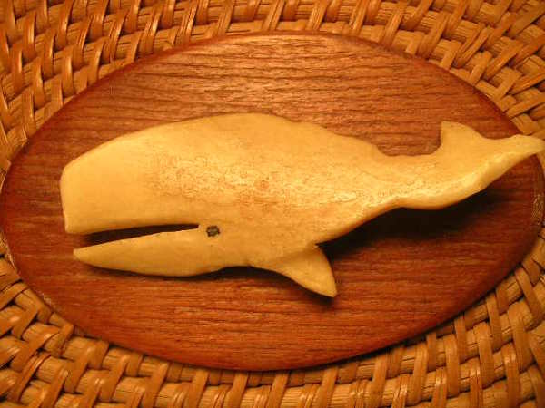 OLD NANTUCKET BASKET PURSE LEATHER WHALE FIGURE - 4