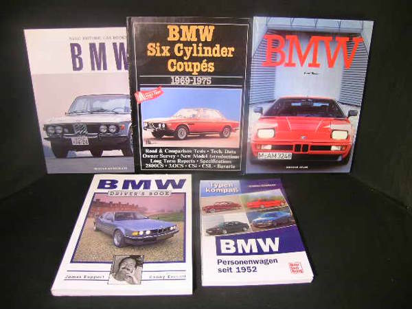 ASST BMW BOOKS FRENCH GERMAN ASIAN ENGLISH 5 PCS