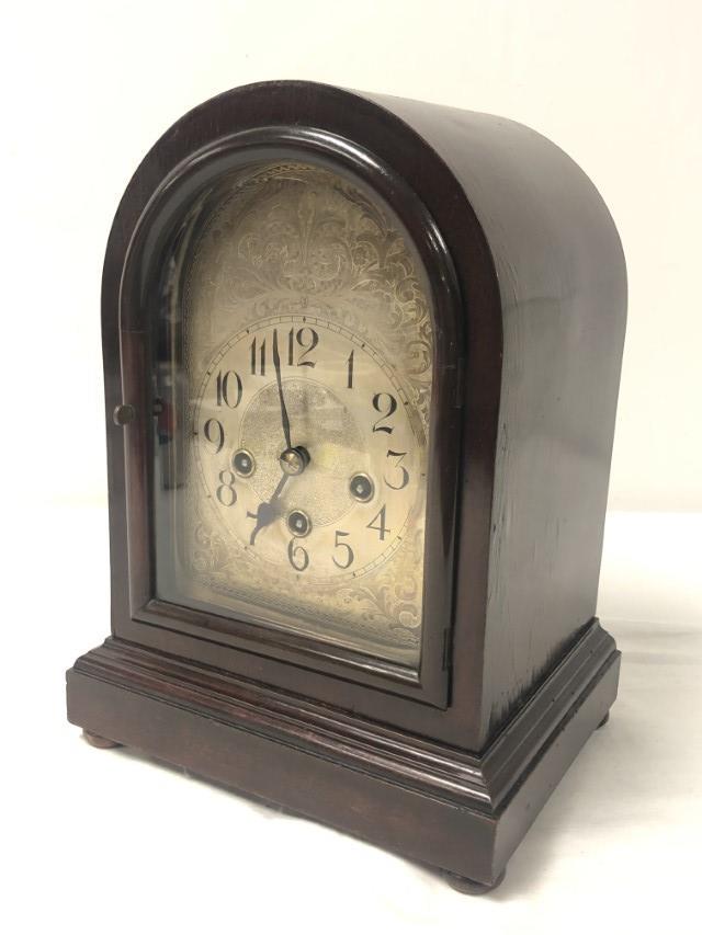 ANTIQUE WINTERHALDER & HOFMEIER MANTEL CLOCK (1 of 15)