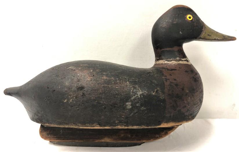 VINTAGE HANDMADE DUCK DECOY (1 of 8)
