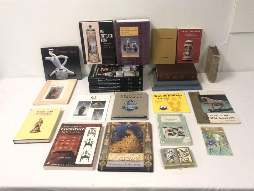 ASSORTED ANTIQUE, ART REFERENCE BOOKS, ETC. (1 of 14)