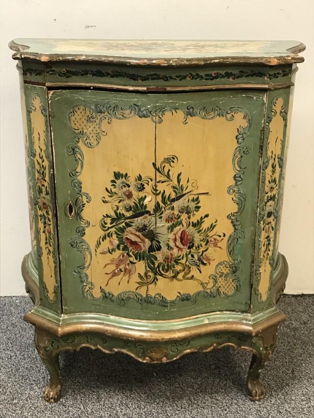 18TH C VENETIAN PAINTED CONSOLE CHEST (1 of 20)