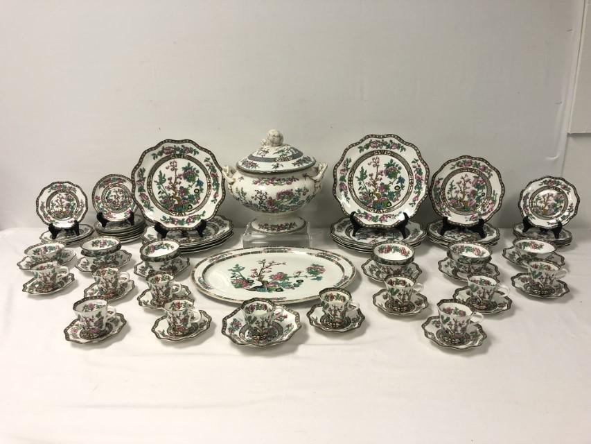 ASSEMBLED "INDIAN TREE" DINNERWARE SERVICE 73 PCS (1 of 20)