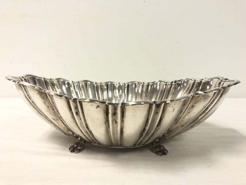 REED & BARTON STERLING SILVER FOOTED SERVING BOWL (1 of 7)