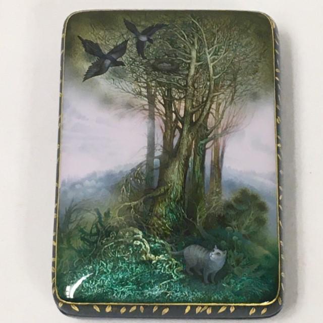 RUSSIAN FEDOSKINO LACQUER BOX BY MARINA ROGATOVA (1 of 5)