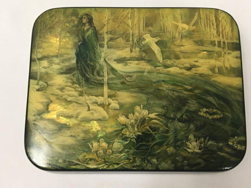 VNTG RUSSIAN FEDOSKINO LACQUER BOX BY BOBRUL OLGA (1 of 10)