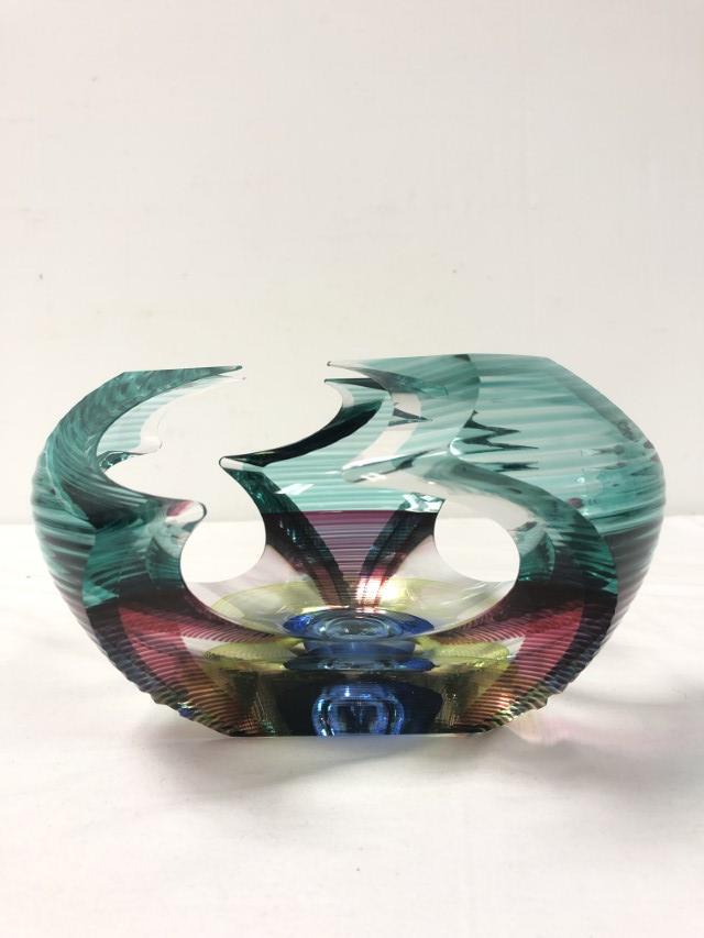 MICHAEL DAVID & KIT KARBLER ART GLASS SCULPTURE (1 of 8)