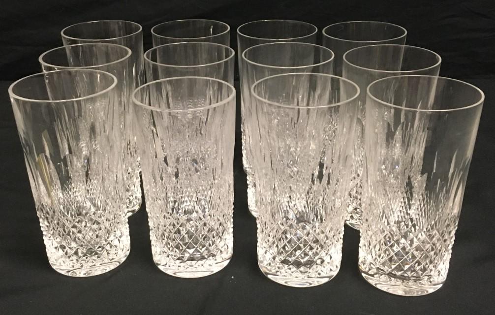 TWELVE WATERFORD "COLLEEN" HIGHBALL GLASSES (1 of 4)