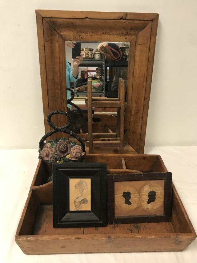 EARLY AMERICAN & PRIMITIVE ACCESSORY GROUP, 6 PCS. (1 of 20)