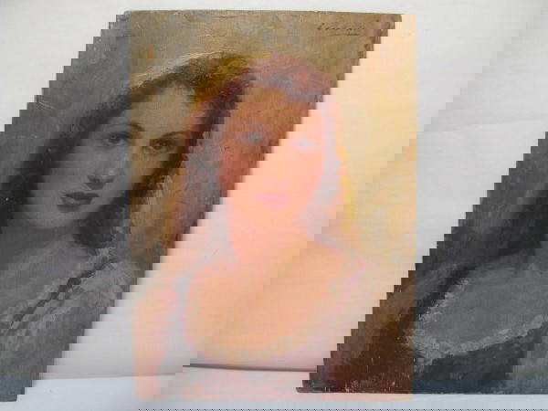 Eberto Escobedo Lazo Painting Of A Young Madonna