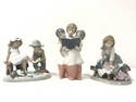 THREE LLADRO PORCELAIN FIGURINES