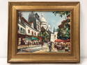 LATER 20TH C. FRENCH OIL ON CANVAS, MONTMARTRE