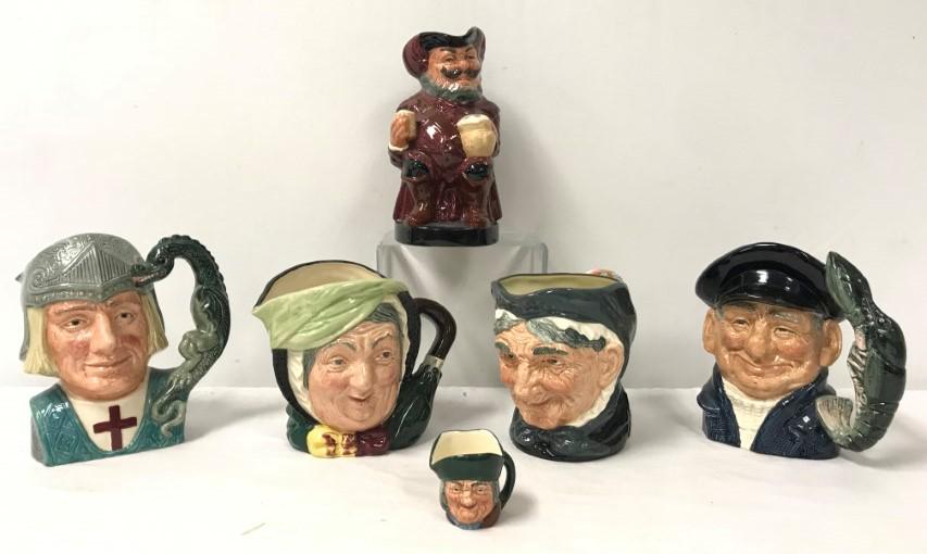 ROYAL DOULTON PORCELAIN TOBY MUGS, 6 (1 of 17)