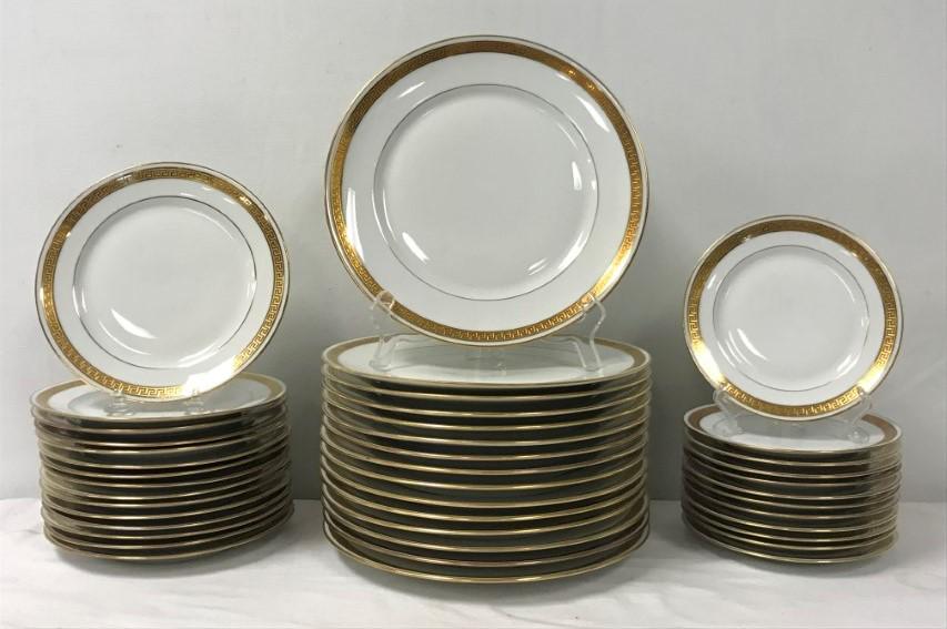 Georges Boyer Limoges Porcelain Dinnerware Plates