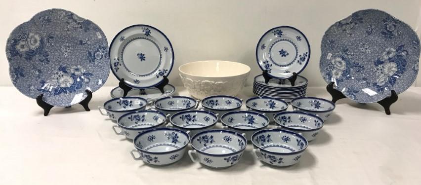 SPODE "GLOUCESTER" & OTHER PORCELAIN WARE 30 PCS (1 of 13)