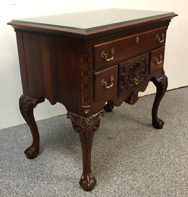 LINK TAYLOR SOLID MAHOGANY LOWBOY CHEST (1 of 20)