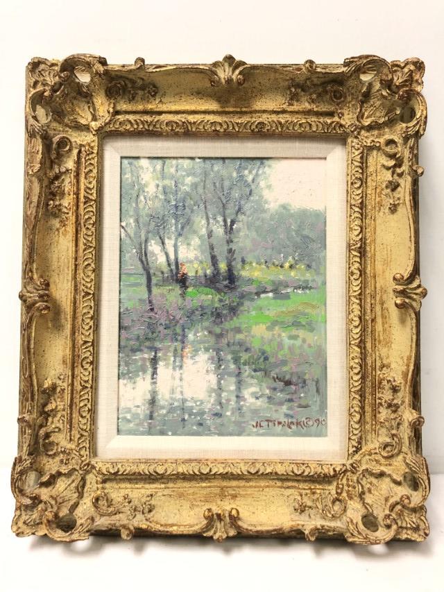 JOHN CHARLES TERELAK, OIL ON CANVAS BOARD, 1990 (1 of 8)