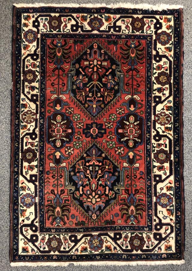 WOOL ORIENTAL RUG, LATER 20TH C., 6' 9" X 4' 6" (1 of 9)