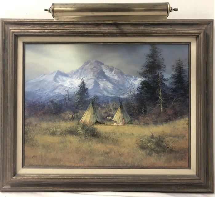 MARK GELLER (US, B. 1947), OIL ON MASONITE (1 of 8)