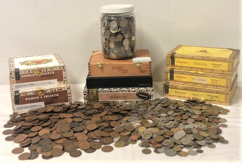 VERY LARGE FOREIGN COIN LOT, 20TH/21ST C. (1 of 9)