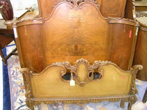 INLAY SET OF TWIN BEDS HEAD/FOOT BOARDS