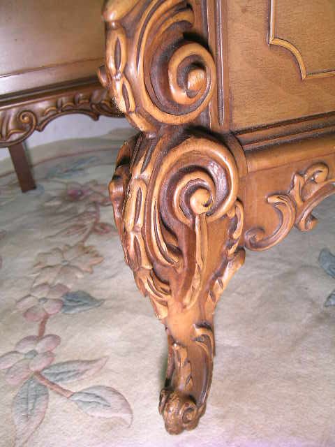 INLAY SET OF TWIN BEDS HEAD/FOOT BOARDS - 4