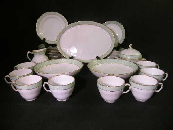 ROYAL COPENHAGEN PORCELAIN DESSERT SET SERVICE 8