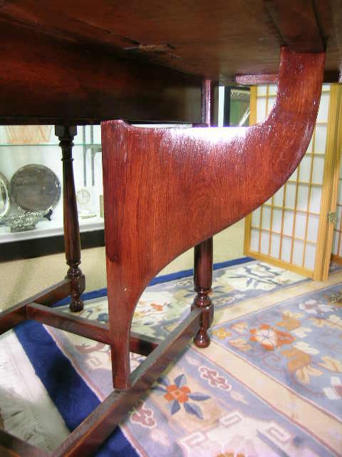 ETHAN ALLEN MAPLE DROP LEAF DINING TABLE - 5