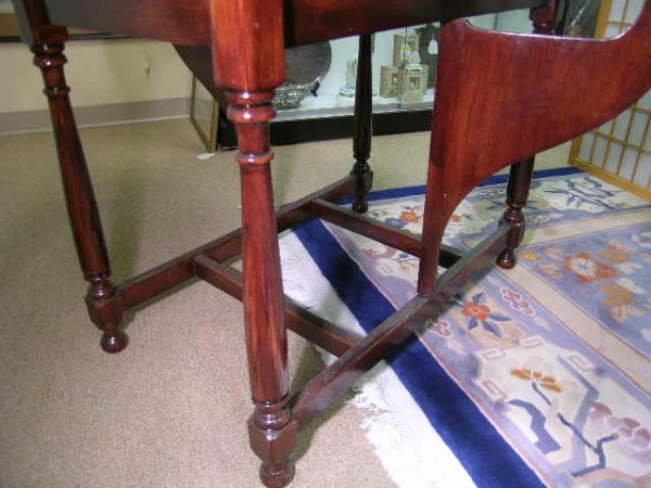 ETHAN ALLEN MAPLE DROP LEAF DINING TABLE - 6