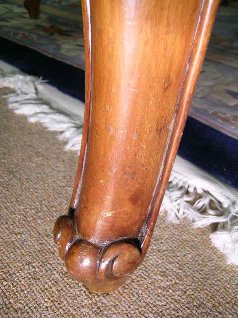 LARGE CARVED CONTINENTAL DINING TABLE - 3