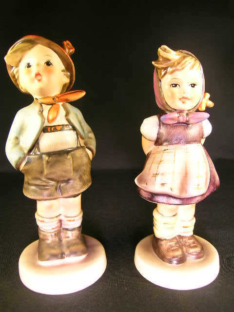 HUMMEL FIGURE BROTHER 95 WHICH HAND 258 2 PCS