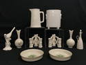 10 PIECES EUROPEAN MISCELLANEOUS PORCELAIN (WHITE)