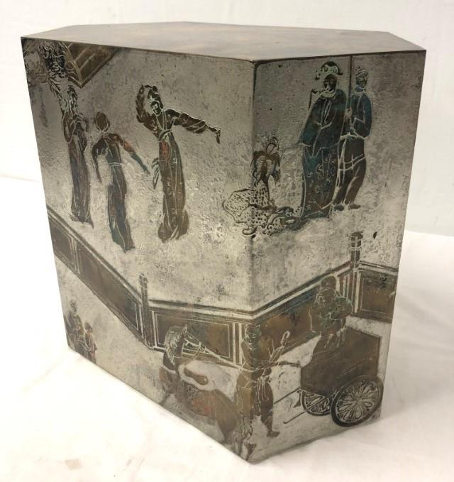 PHILIP & KELVIN LAVERNE HEXAGONAL CHAN SIDE TABLE, (1 of 11)