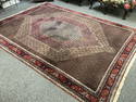 WOOL 11' 6" X 8' 0" ORIENTAL RUG, C. 2000,