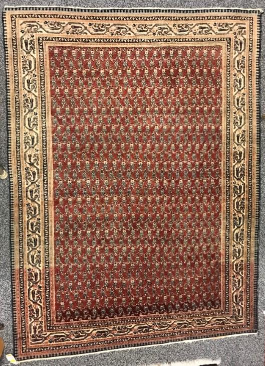 SERABAND PERSIAN 6' 1" X 4' 7" WOOL ANTIQUE RUG (1 of 4)