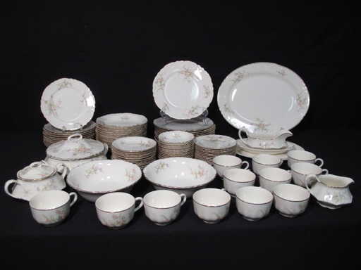 40 HOMER LAUGHLIN JEAN FINE CHINA DINNERWARE 40 PCS Mesmerizing Homer Laughlin Patterns 1948 40 HOMER LAUGHLIN JEAN FINE CHINA DINNERWARE 40 PCS Mesmerizing Homer Laughlin Patterns 1948