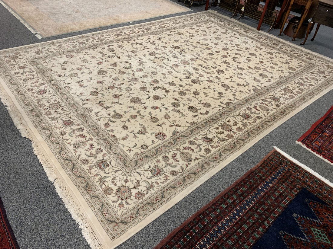 ISPAHAN DESIGN ORIENTAL WOOL CARPET 10' x 14' (1 of 13)