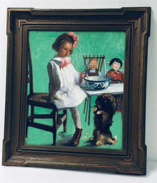 FRANCIS WHITE, AMERICAN ILLUSTRATION OIL/CANVAS (1 of 14)