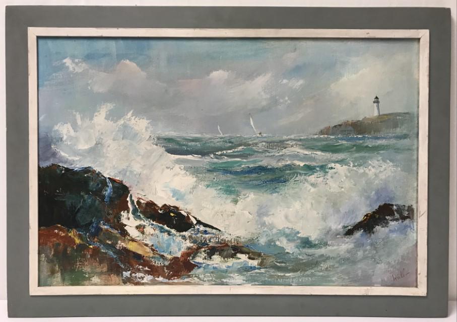 JACQUELINE WIRTH (MODERN, COHASSET, MA) OIL PTG. (1 of 8)