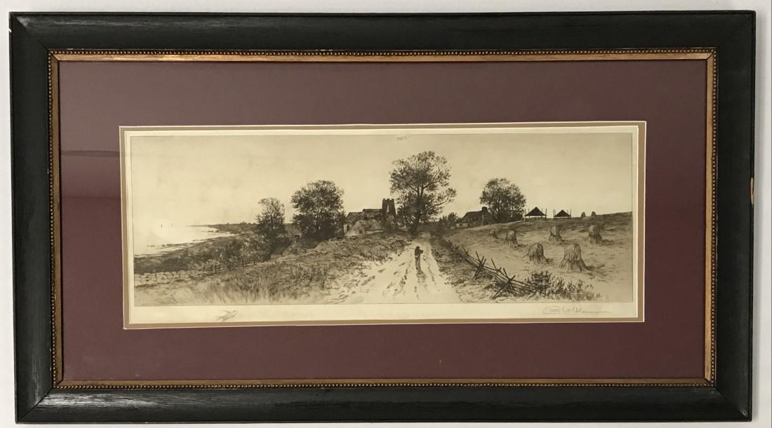 CHARLES VOLKMAR (AMERICAN, 1841-1914), ETCHING (1 of 8)