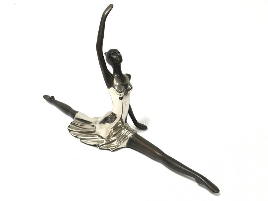 CONTEMPORARY BRONZE BALLET DANCER SCULPTURE (1 of 9)