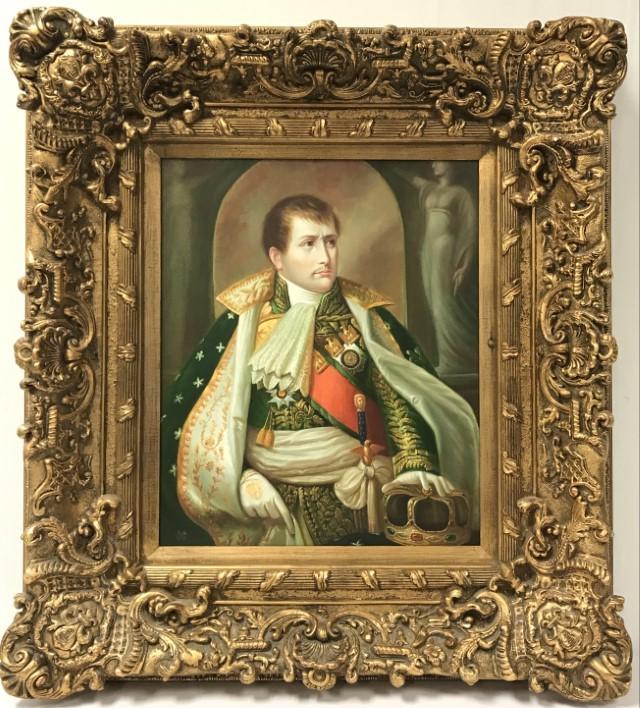 DECORATIVE OIL ON CANVAS PORTRAIT OF NAPOLEON (1 of 6)