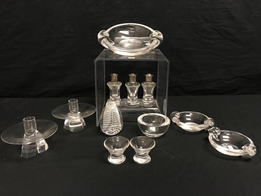12 PCS. STEUBEN CRYSTAL TABLEWARE GROUP (1 of 15)