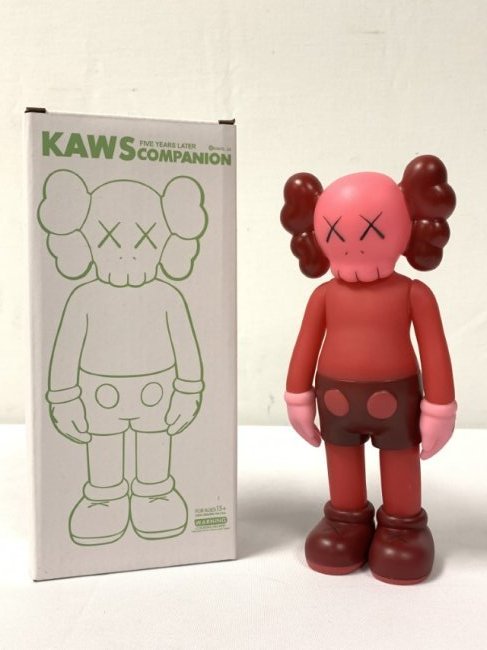 KAWS COMPANION 8" VINYL SCULPTURE / TOY - BLUSH (1 of 13)